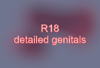 A detailed design drawing of Billie's genitals.